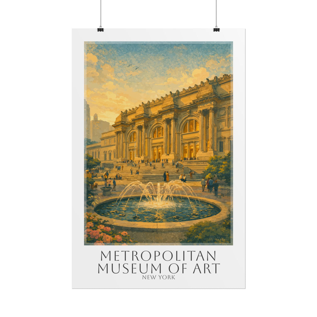 Metropolitan Museum Of Art Travel Poster