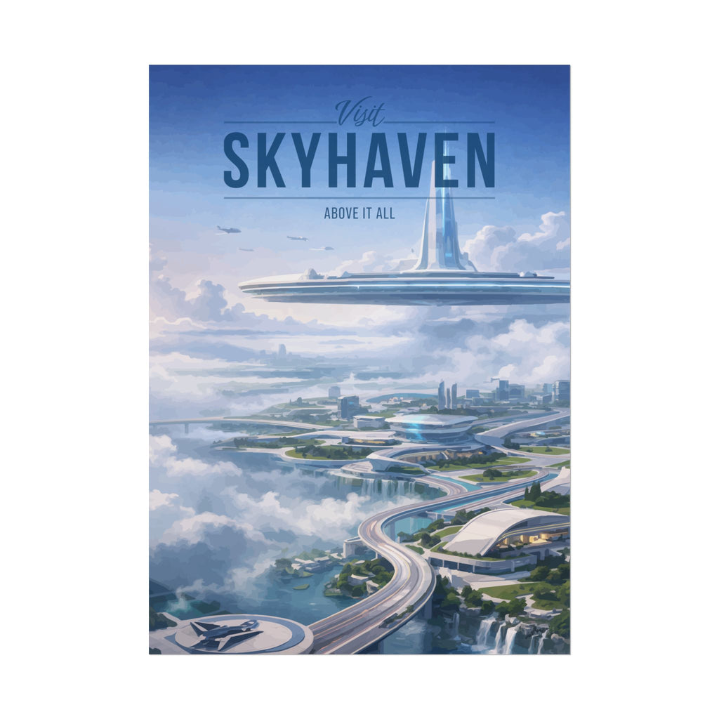 Skyhaven Travel Poster