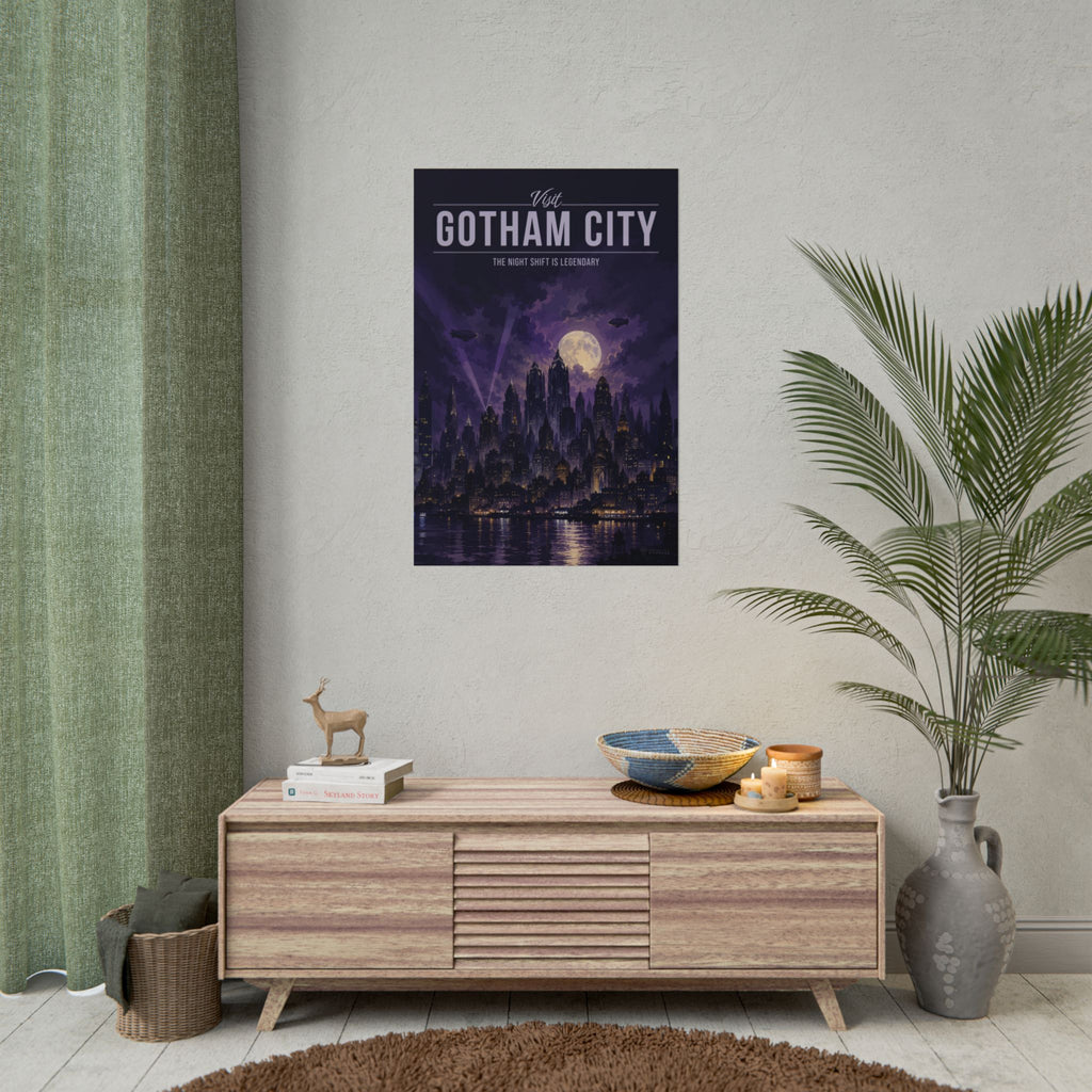 Gotham City Travel Poster