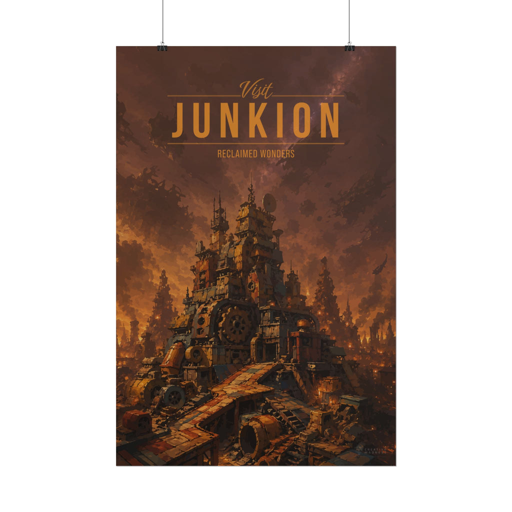 Junkion Travel Poster