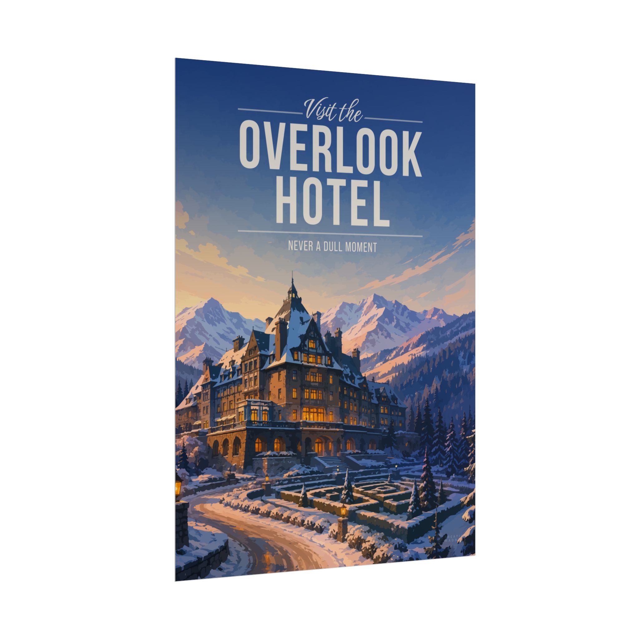 Overlook Hotel Travel Poster