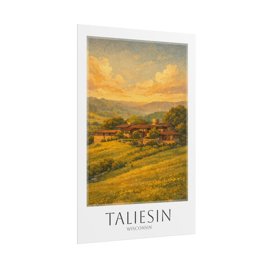 Taliesin Travel Poster