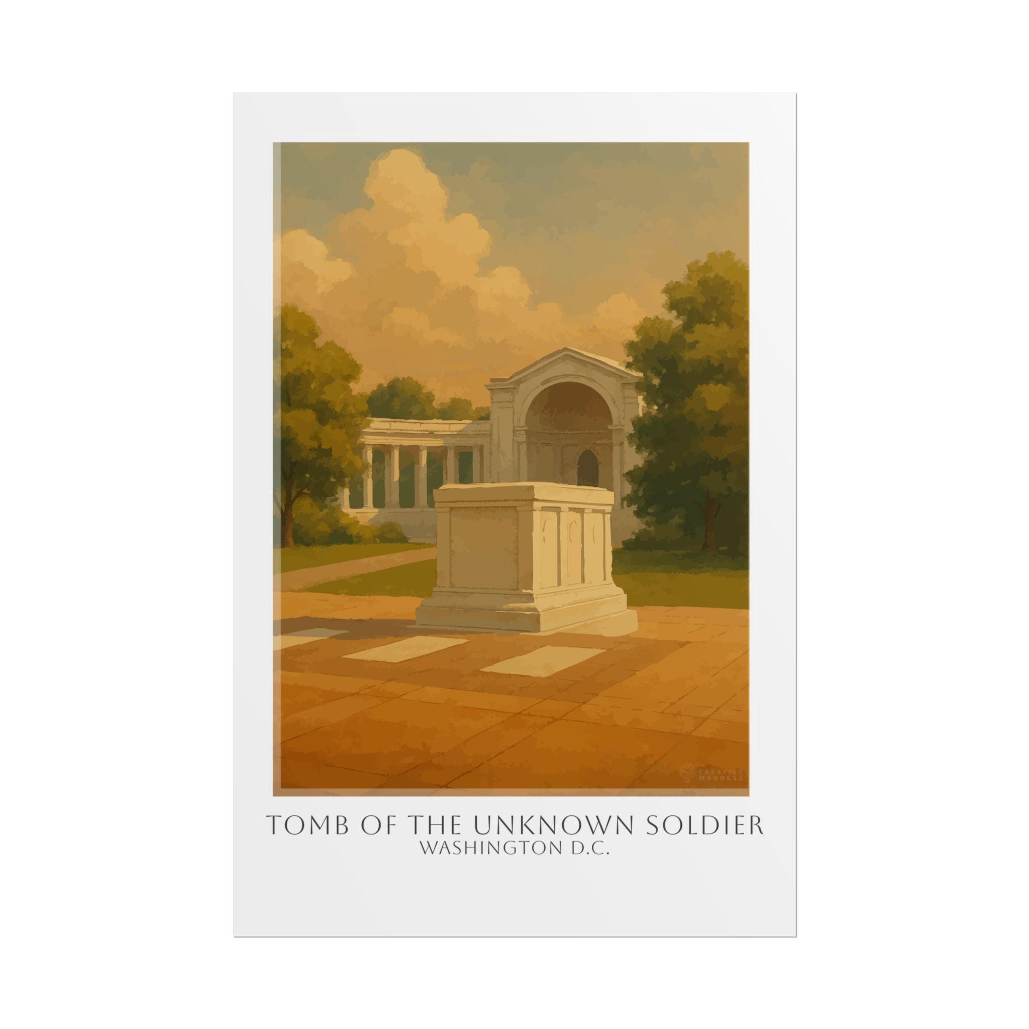 Tomb Of The Unknown Soldier Travel Poster