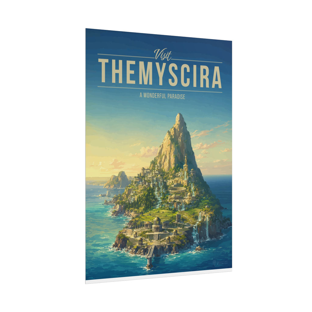 Themyscira Travel Poster