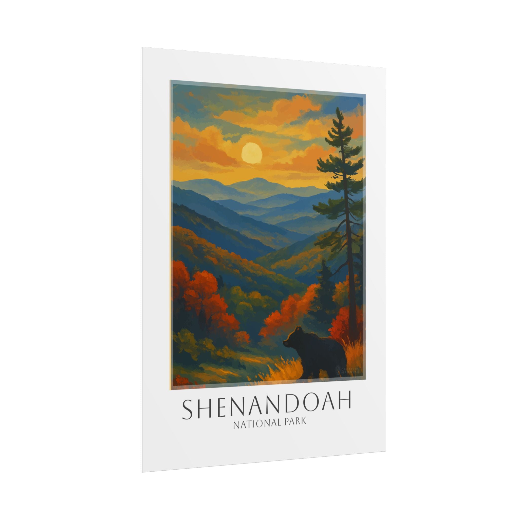 SHENANDOAH * Travel Poster * National Park Wall Art