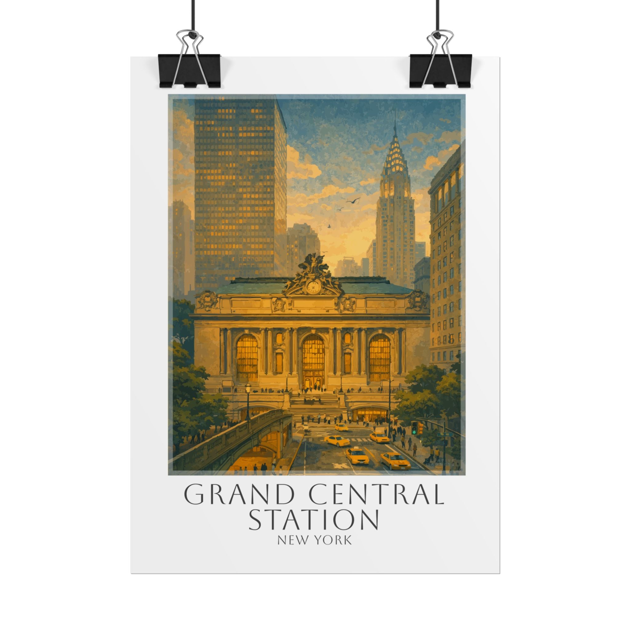 Grand Central Station Travel Poster