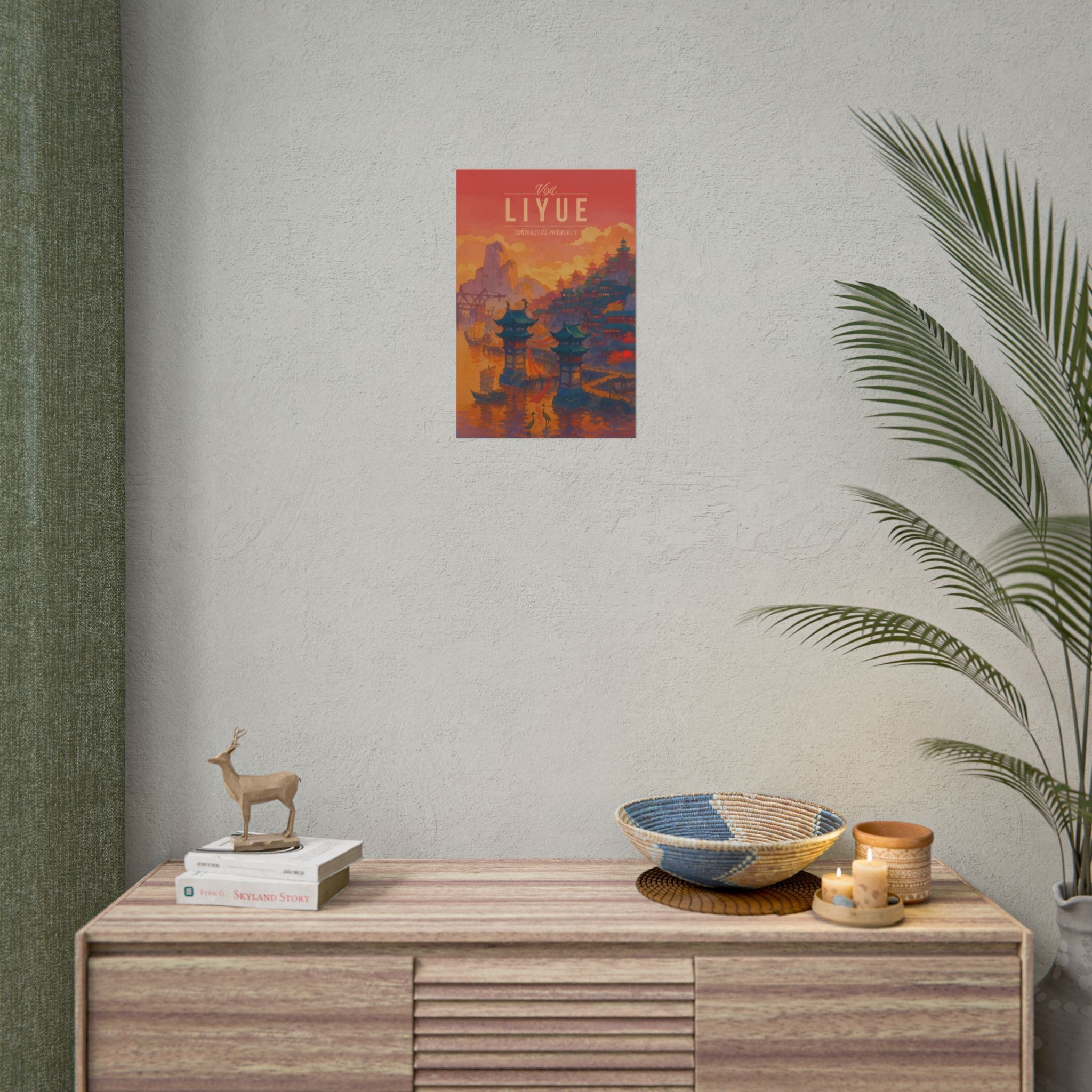 LIYUE * Travel Poster * Impactful Fantasy Wall Art