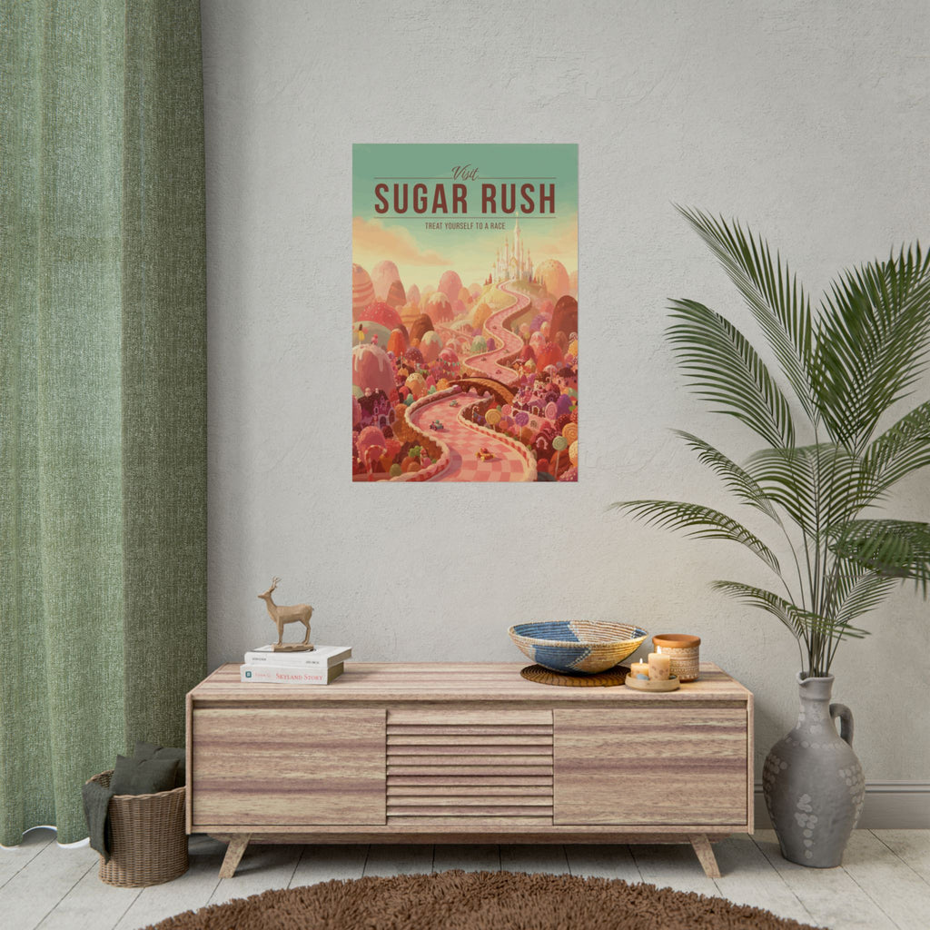 Sugar Rush Travel Poster