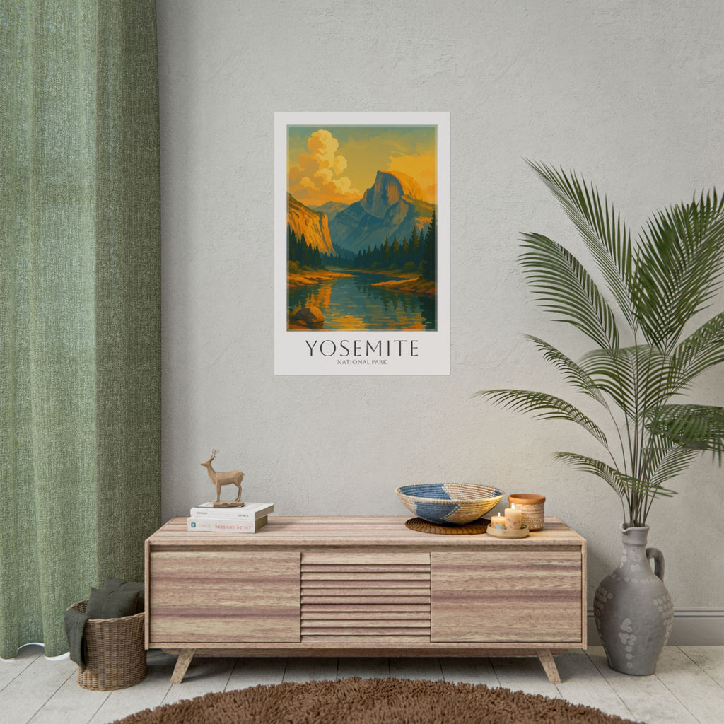 YOSEMITE * Travel Poster * National Park Wall Art