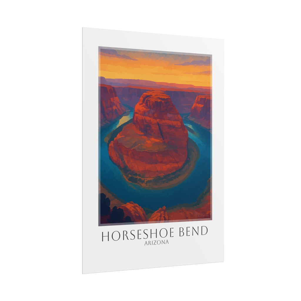 Horseshoe Bend Travel Poster