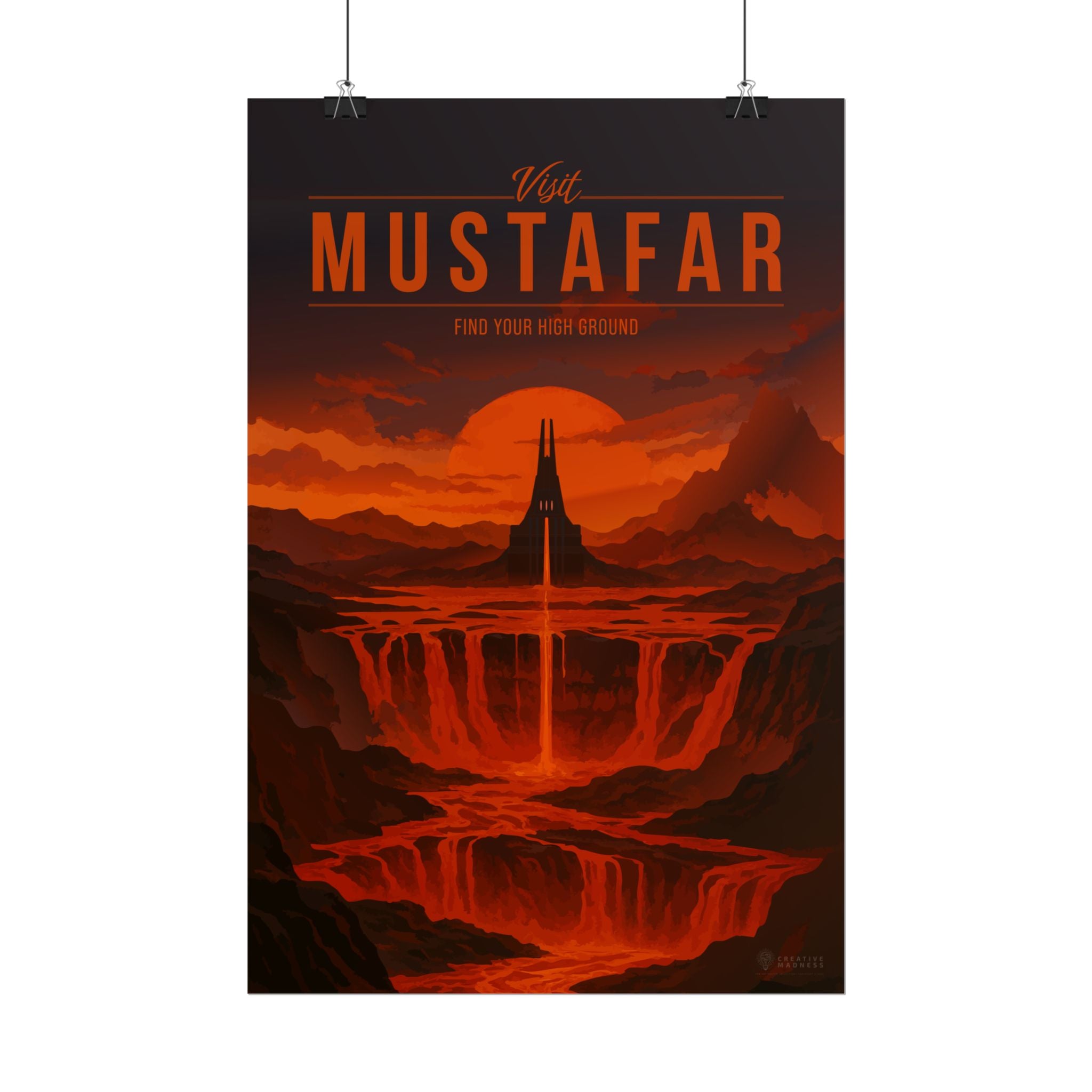 Mustafar Travel Poster