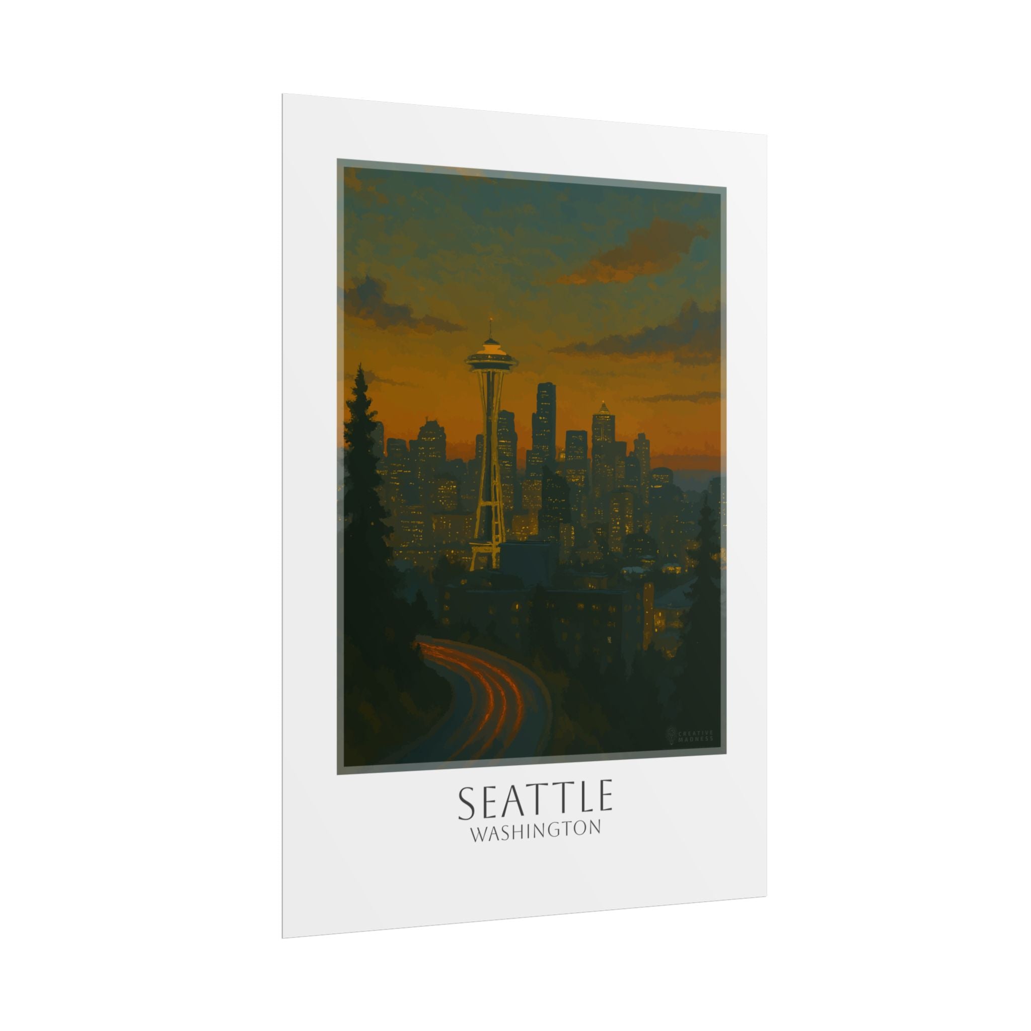 Seattle Travel Poster