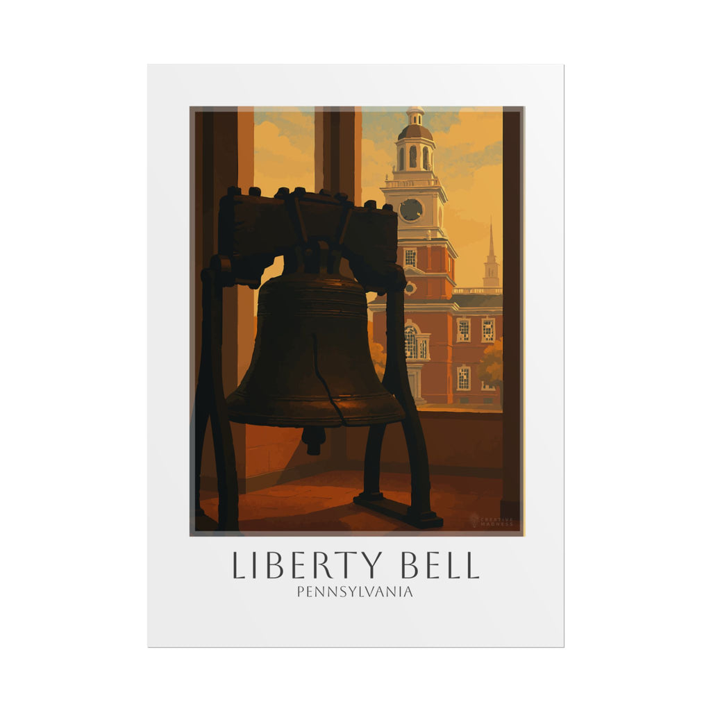 Liberty Bell Travel Poster
