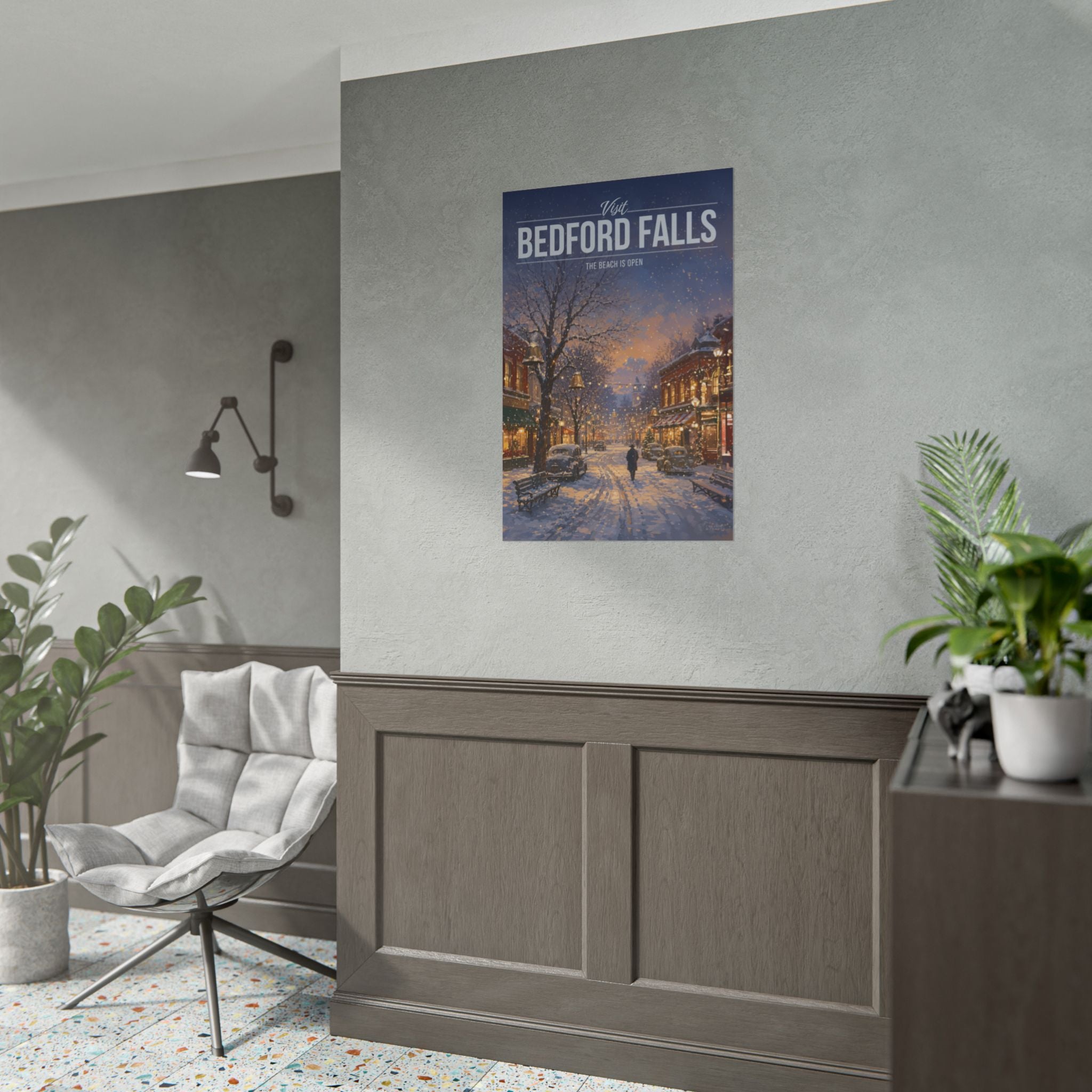 Bedford Falls Travel Poster