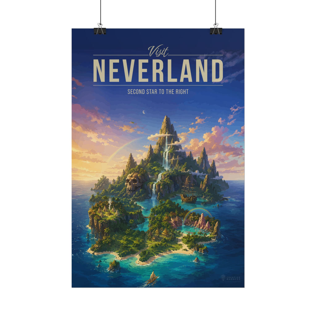 Neverland Travel Poster