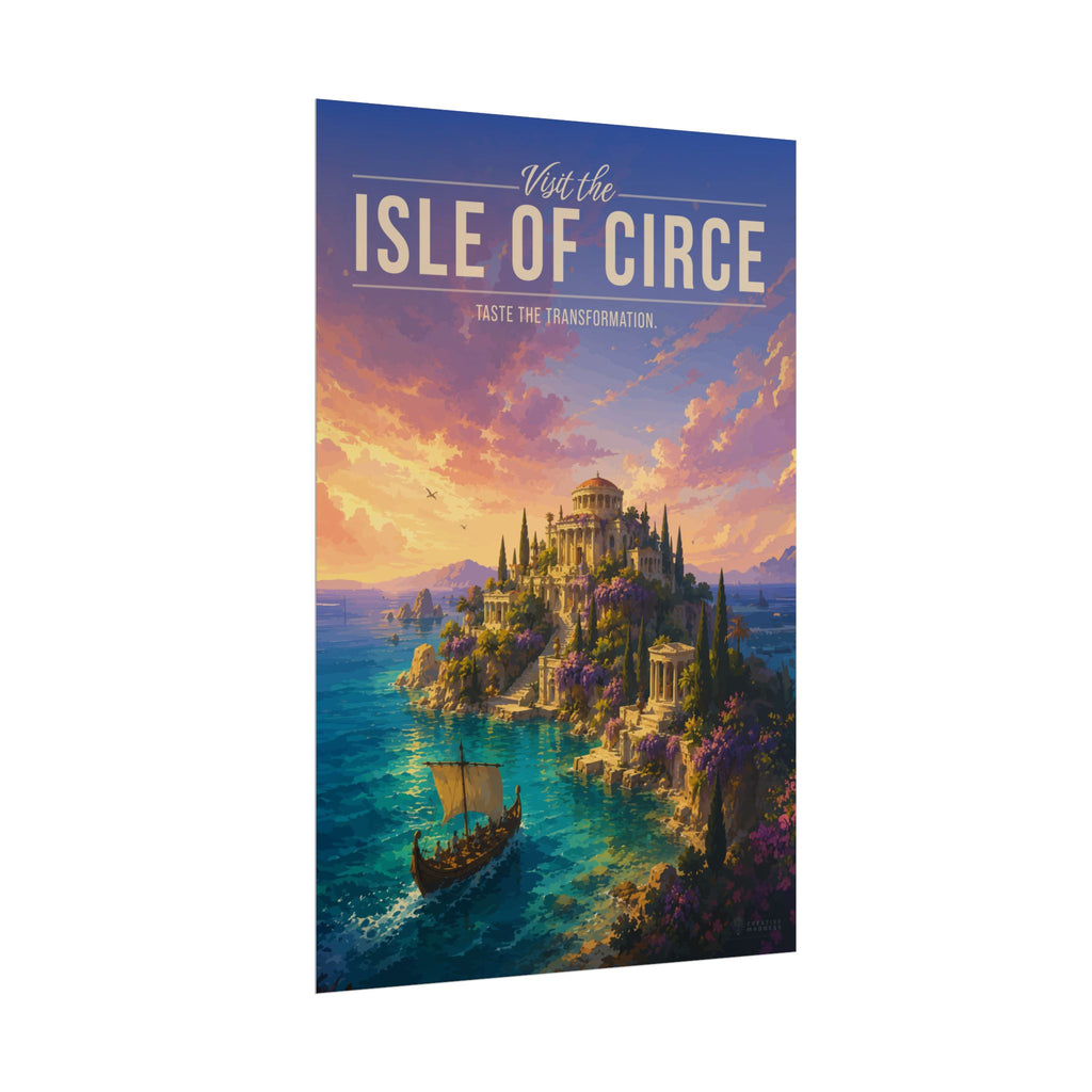 Isle Of Circe Travel Poster