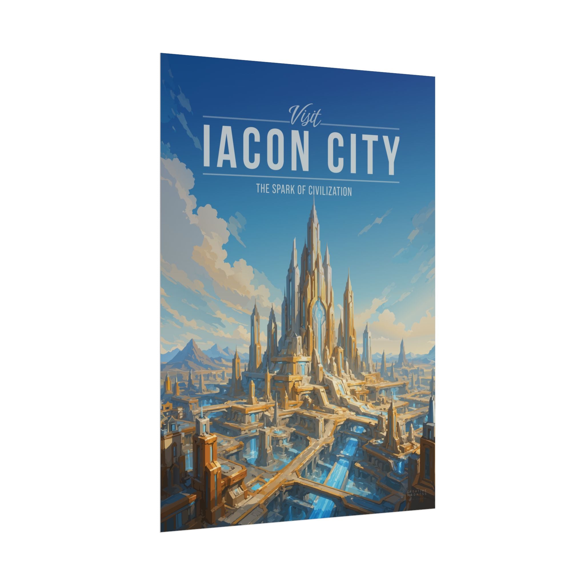 Iacon City Travel Poster