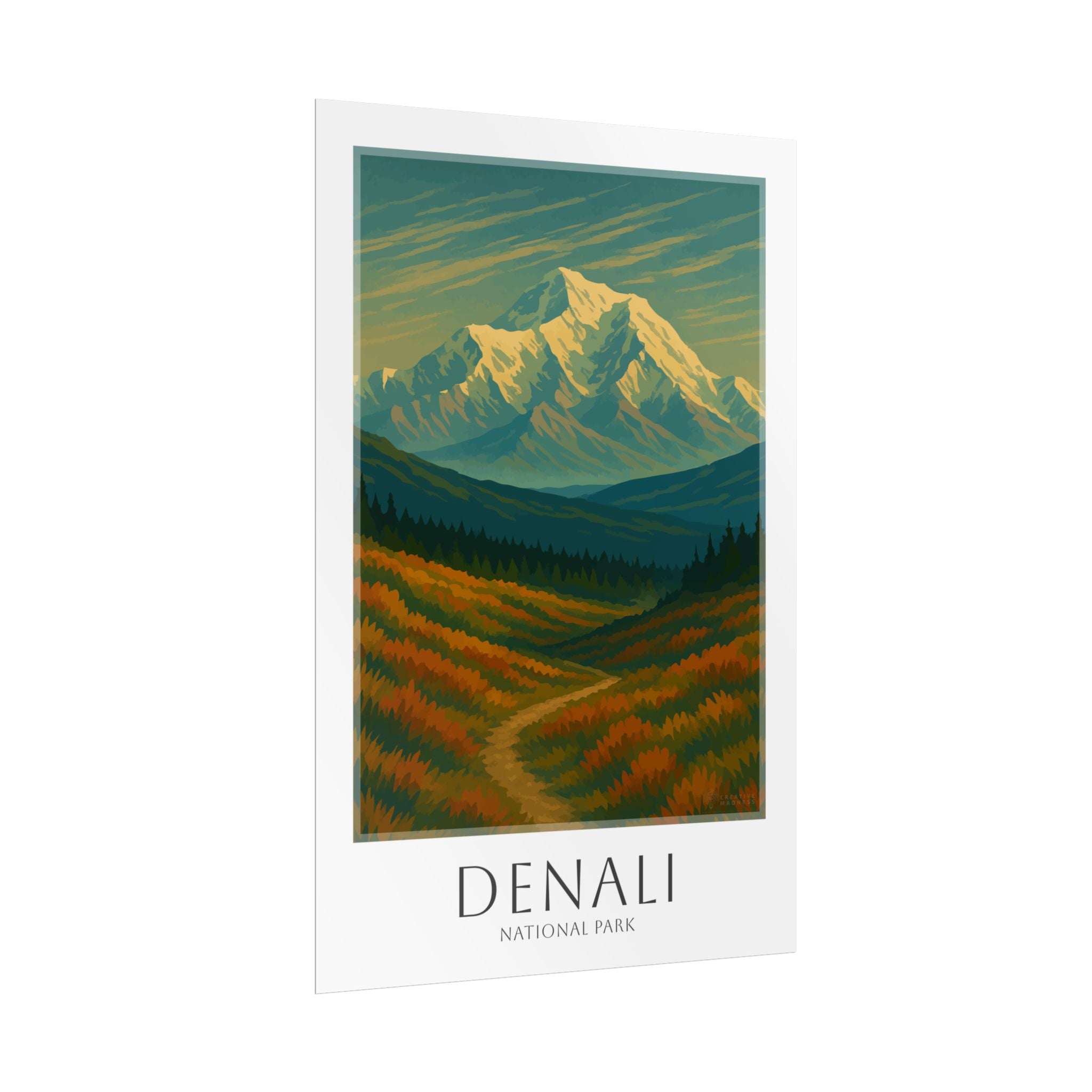 DENALI * Travel Poster * National Park Wall Art