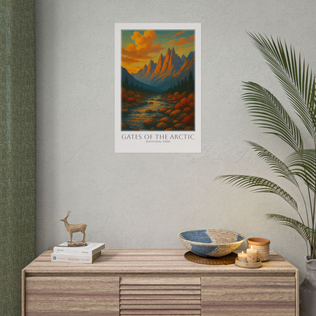 GATES OF_THE ARCTIC * Travel Poster * National Park Wall Art