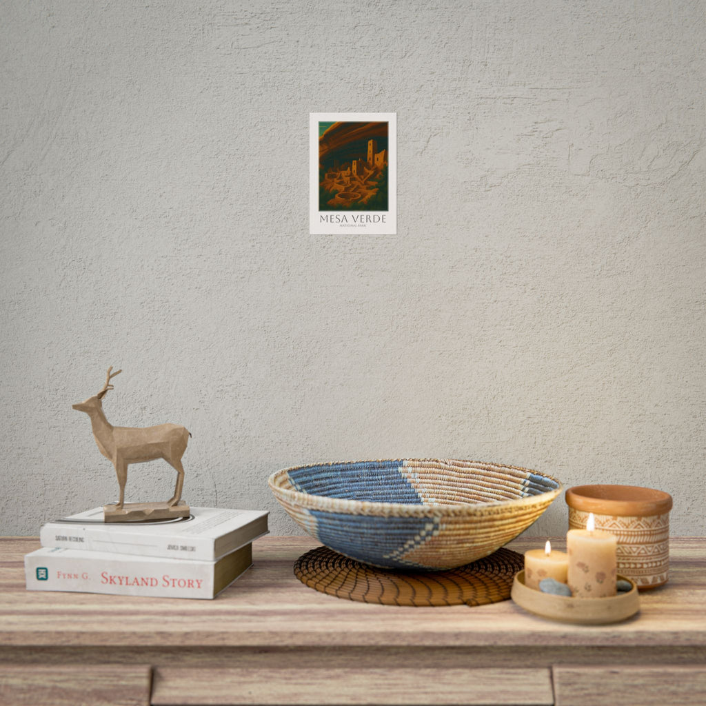 MESA VERDE * Travel Poster * National Park Wall Art