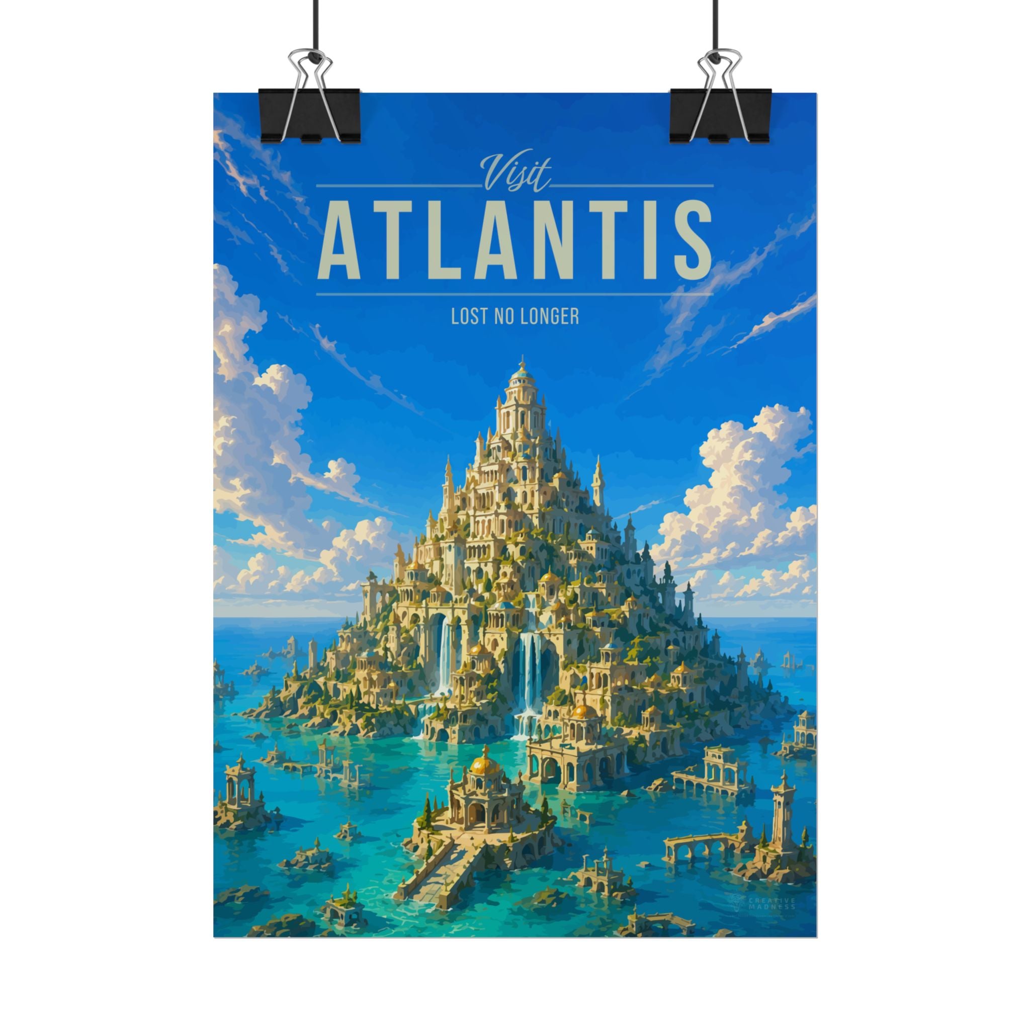 Atlantis Travel Poster