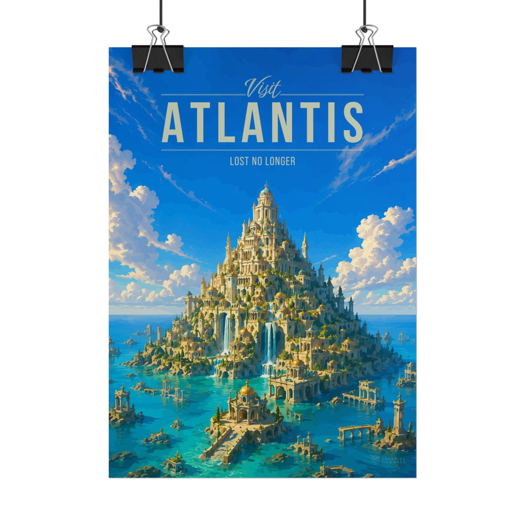 Atlantis Travel Poster