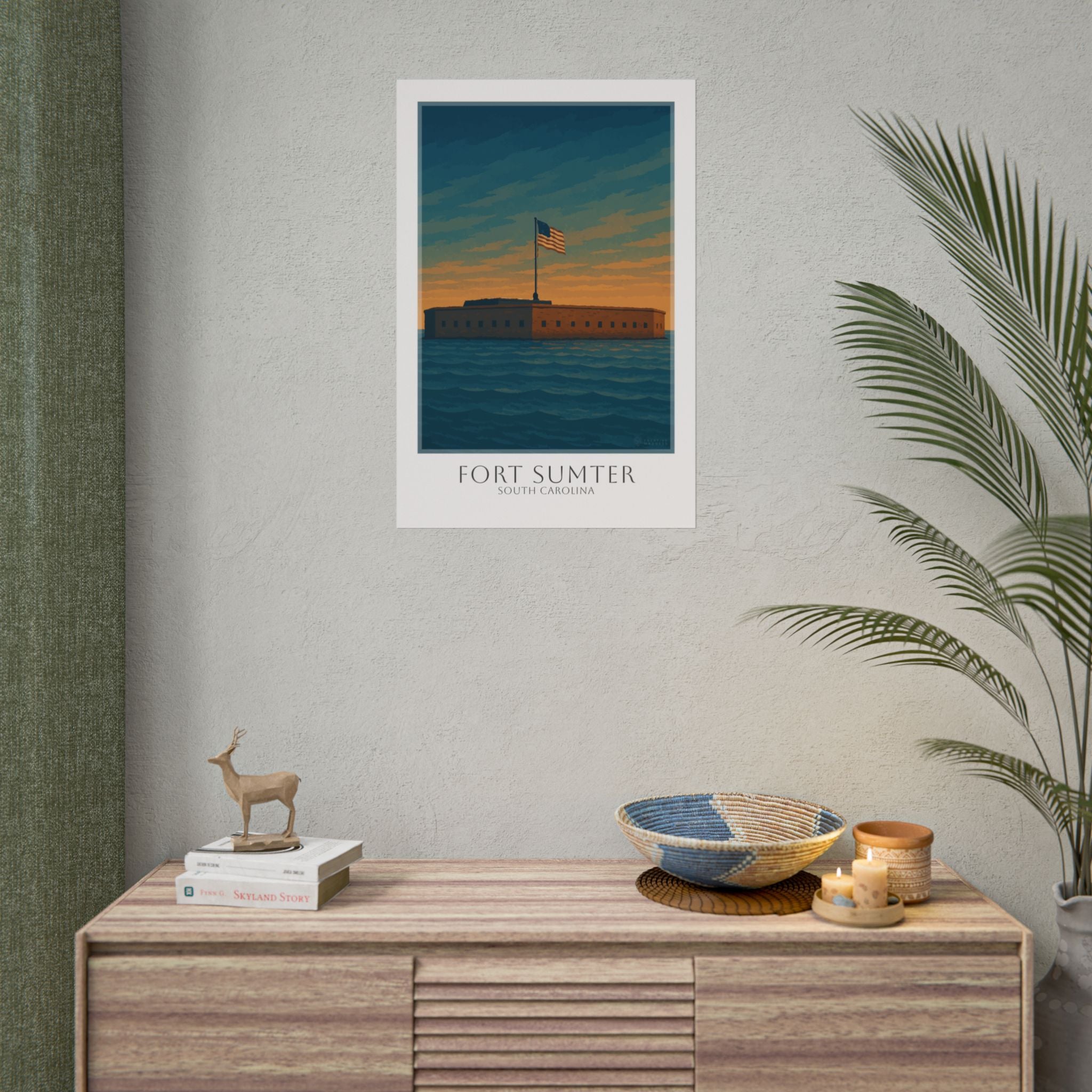 Fort Sumter Travel Poster