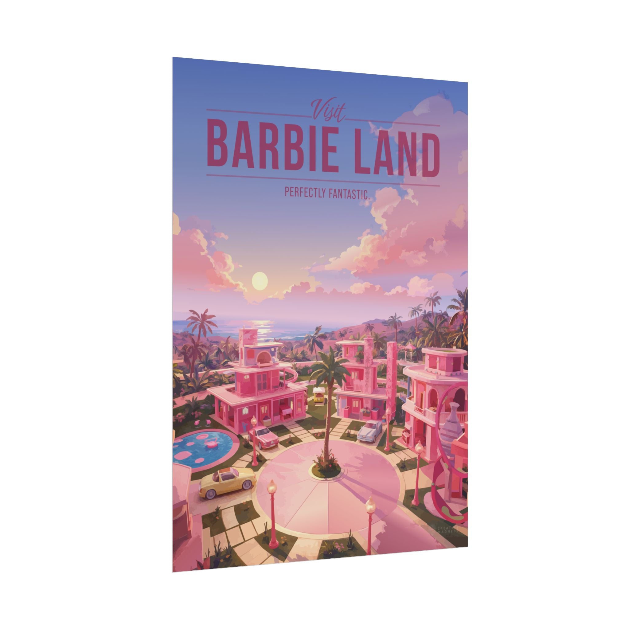 Barbie Land Travel Poster