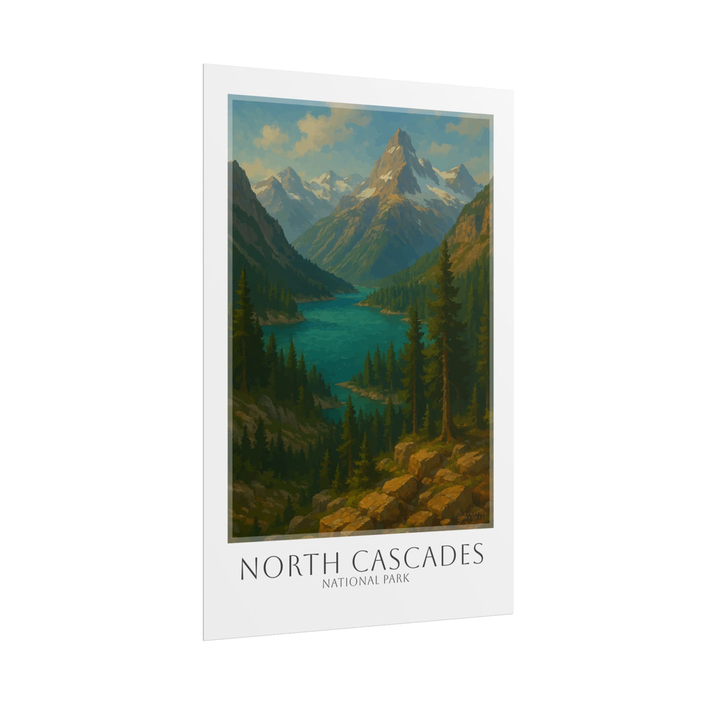 NORTH CASCADES * Travel Poster * National Park Wall Art