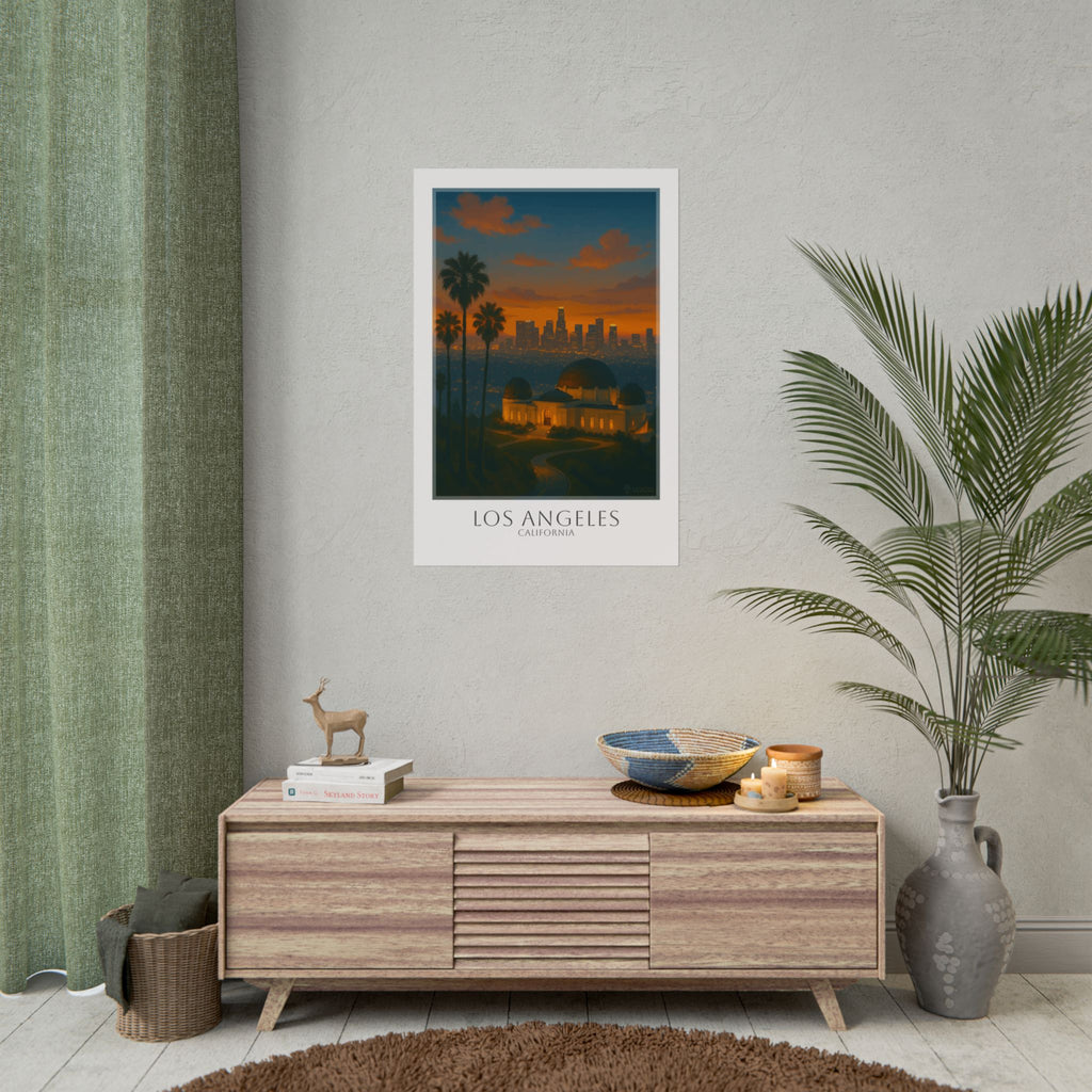 Los Angeles Travel Poster