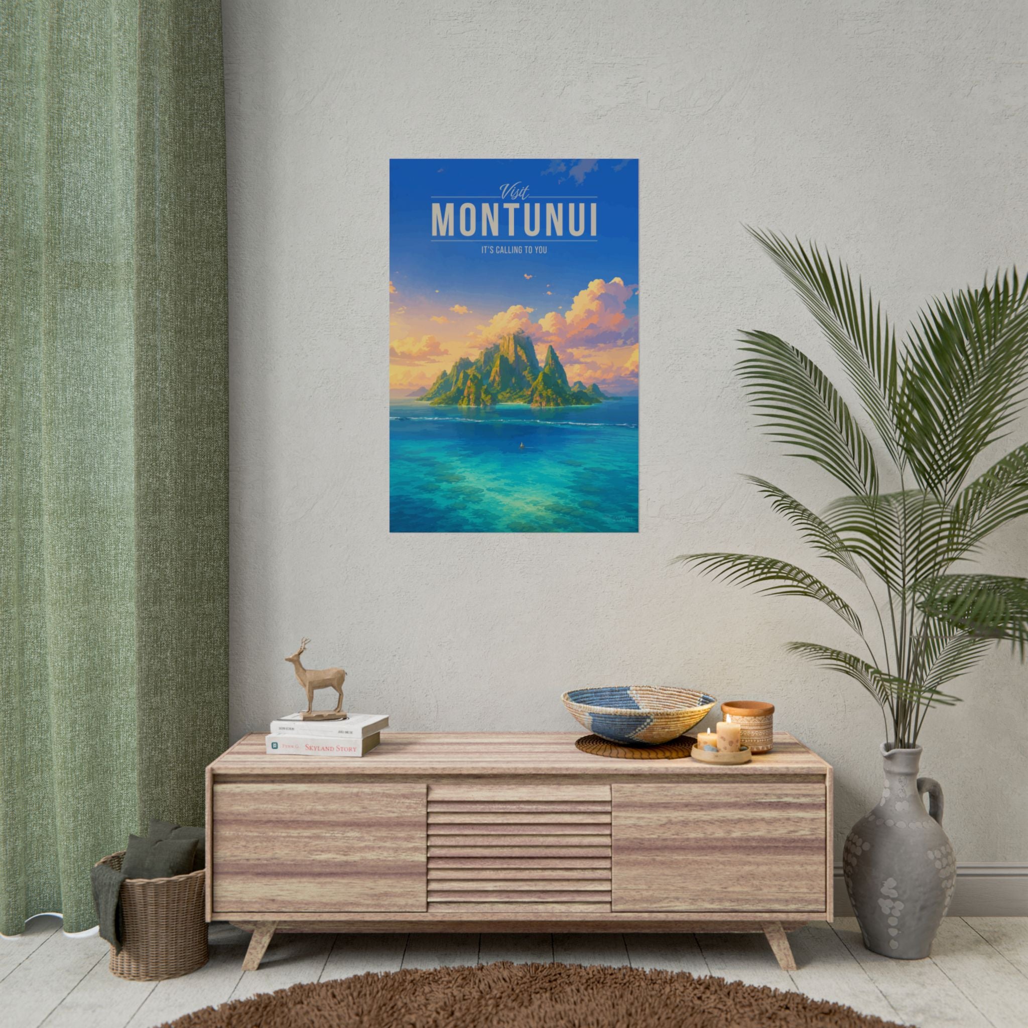 Montunui Travel Poster