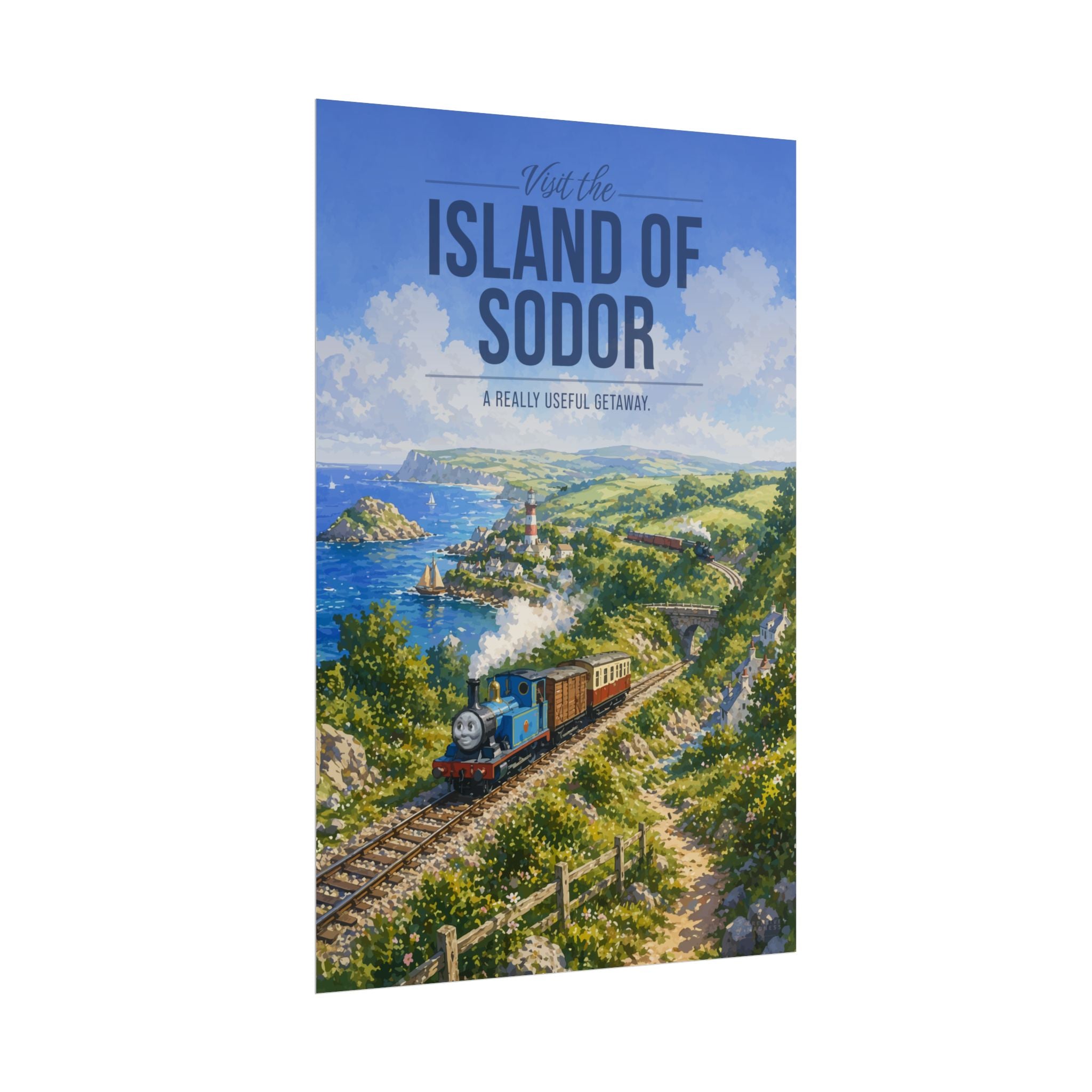 Island Of Sodor Travel Poster