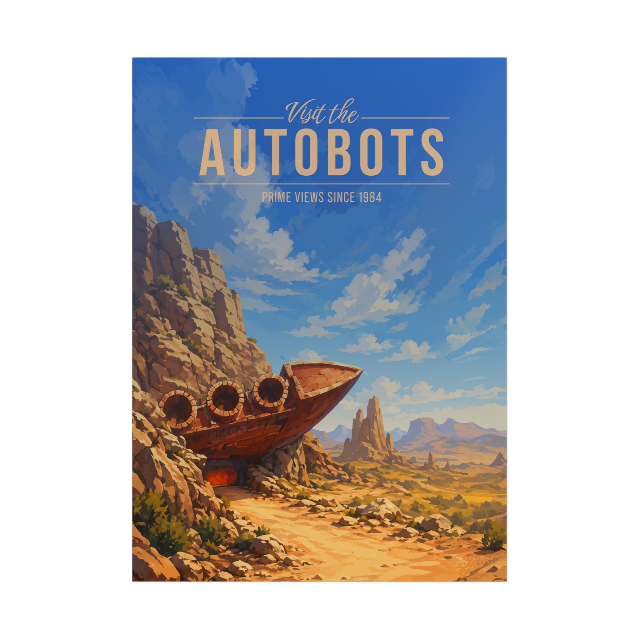 Autobots Travel Poster
