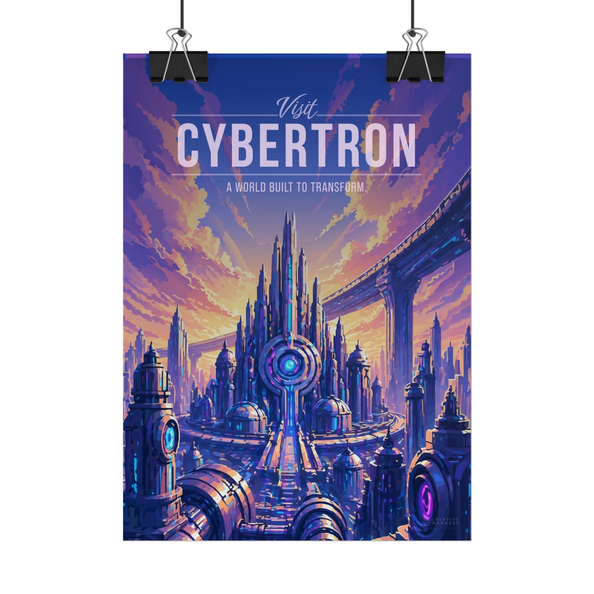 Cybertron Travel Poster