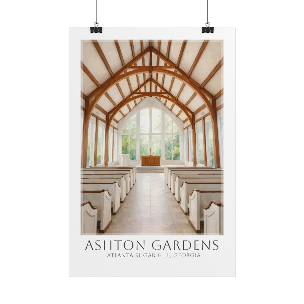 Ashton Gardens Travel Poster