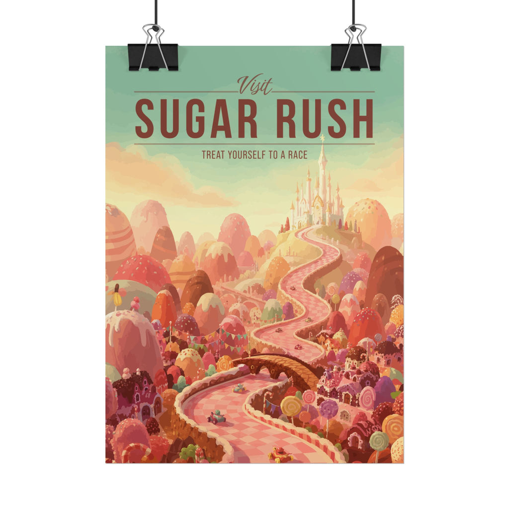 Sugar Rush Travel Poster