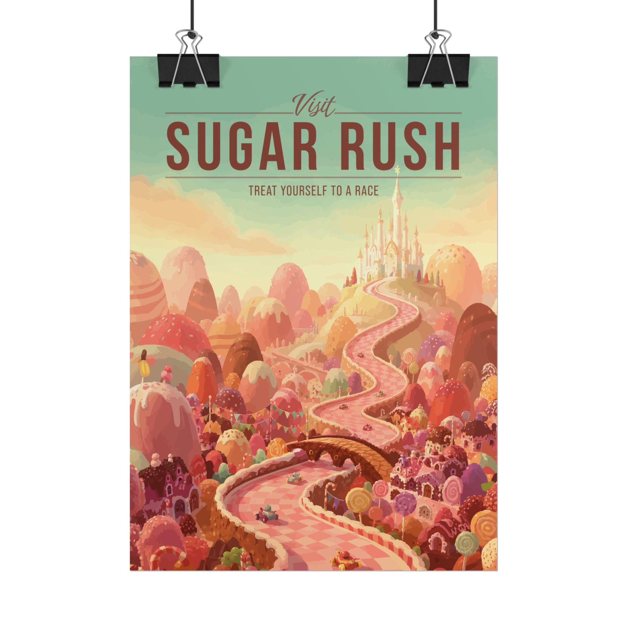 Sugar Rush Travel Poster