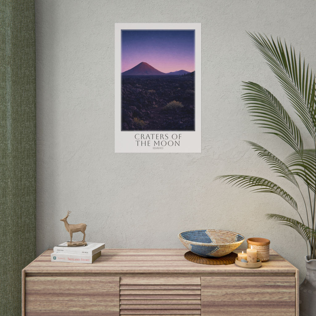 Craters Of The Moon Travel Poster