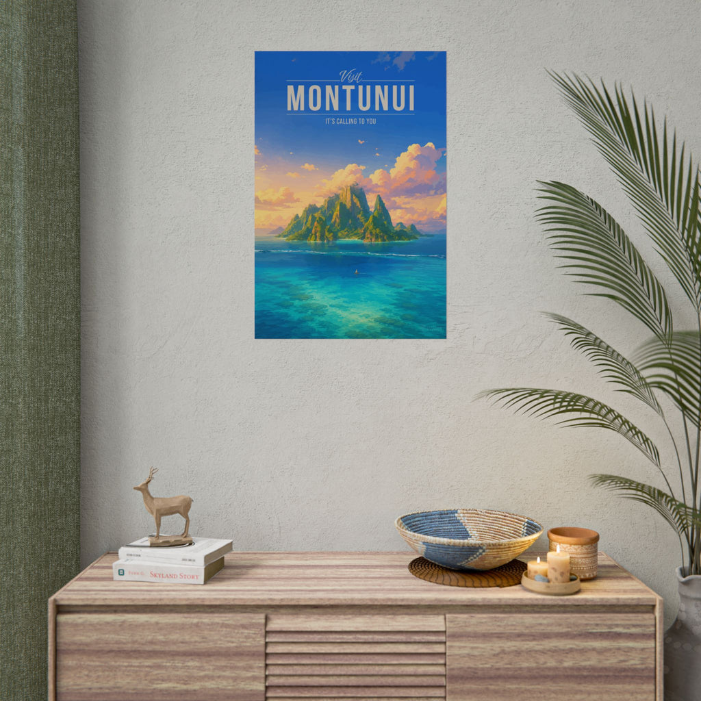 Montunui Travel Poster