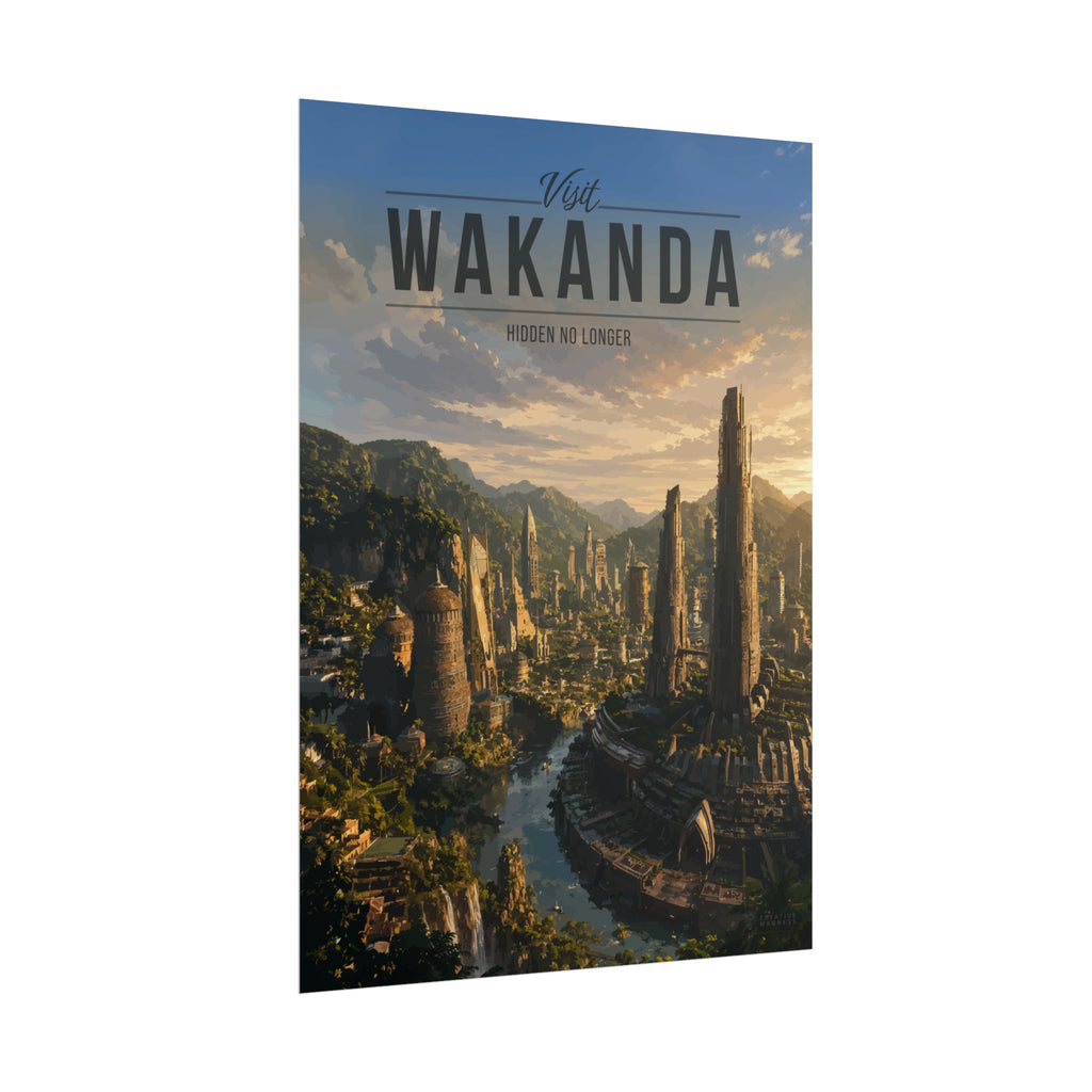 Wakanda Travel Poster