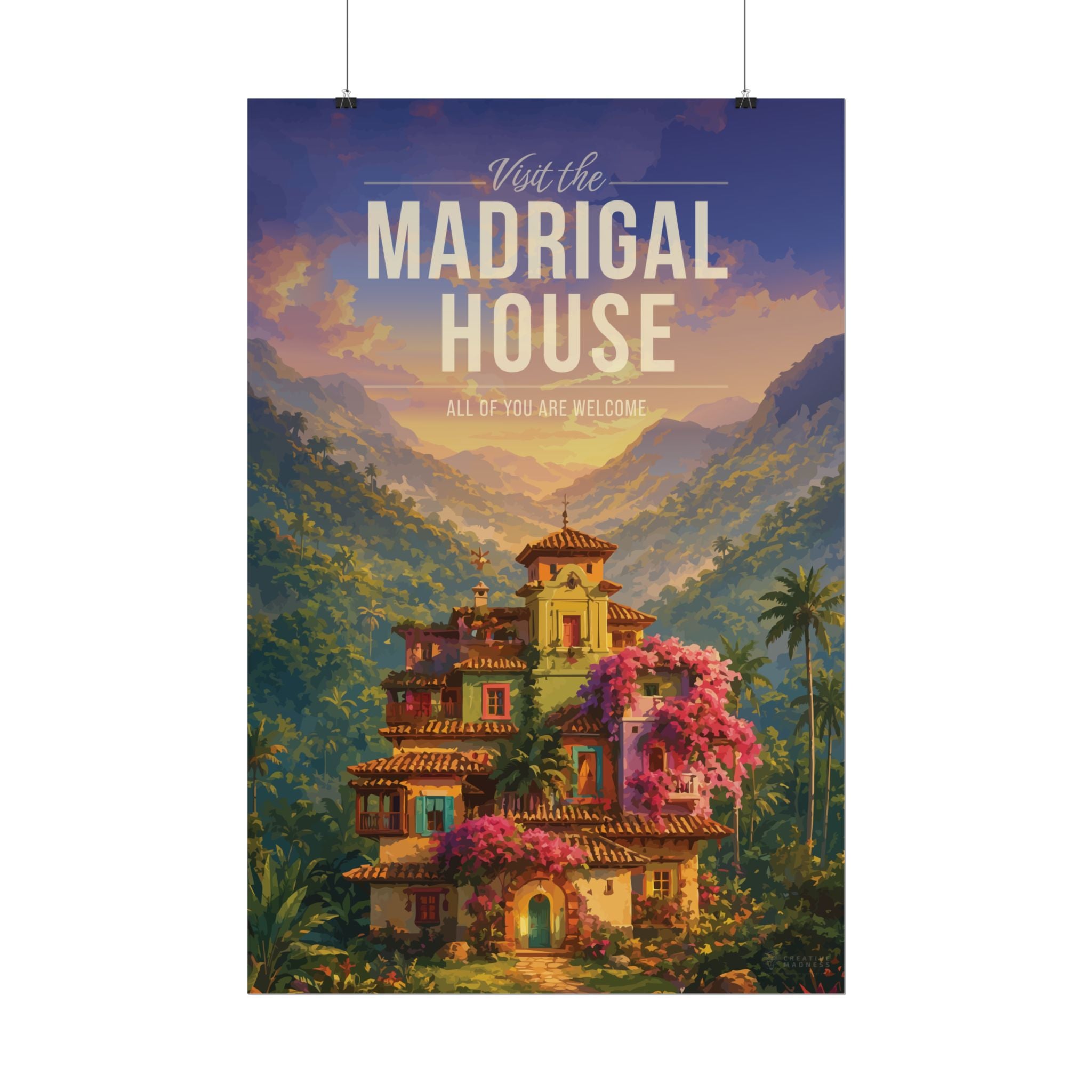Madrigal House Travel Poster