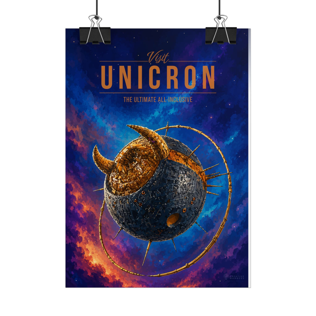 Unicron Travel Poster
