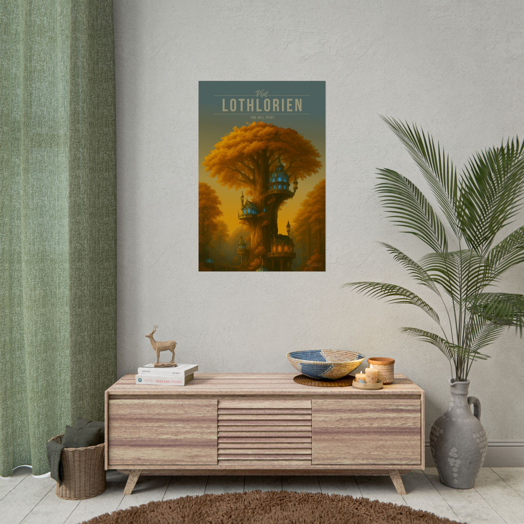 Lothlorien Travel Poster