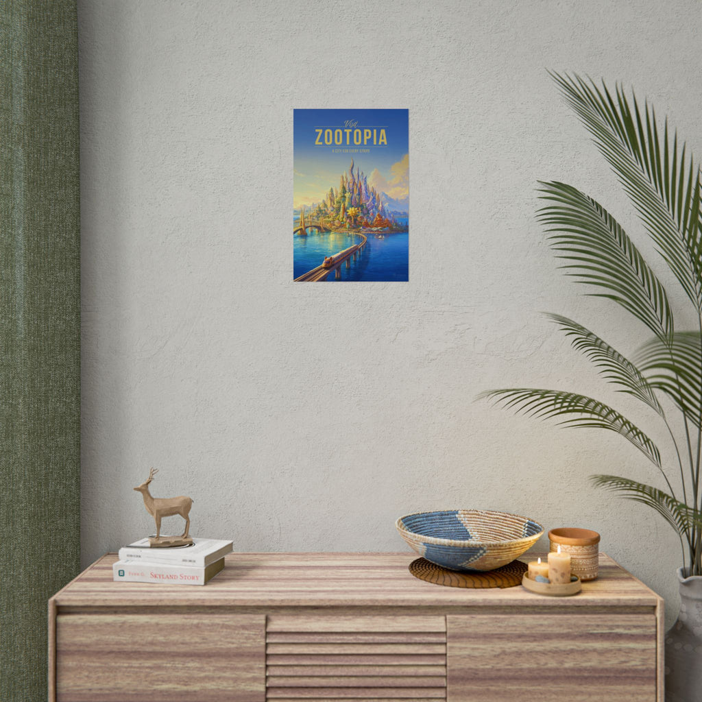 Zootopia Travel Poster