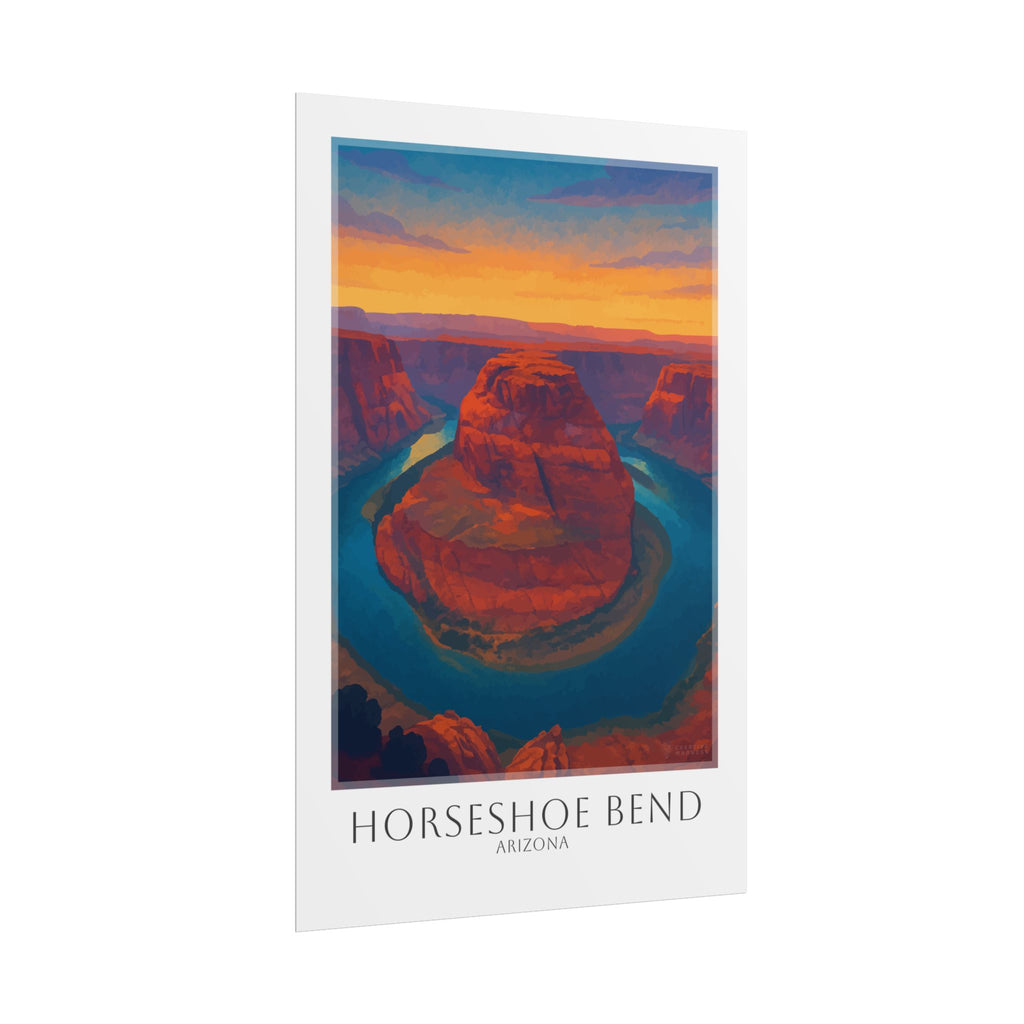 Horseshoe Bend Travel Poster