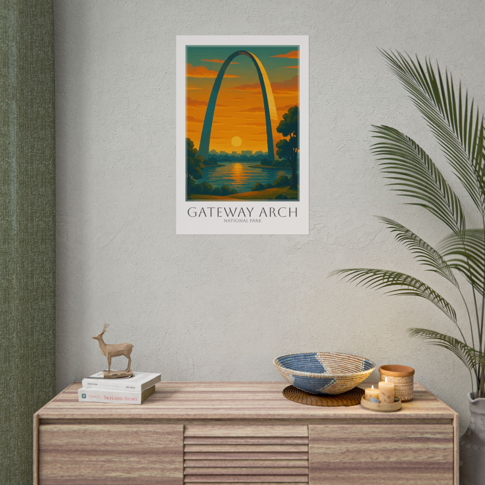 GATEWAY ARCH  * Travel Poster * National Park Wall Art
