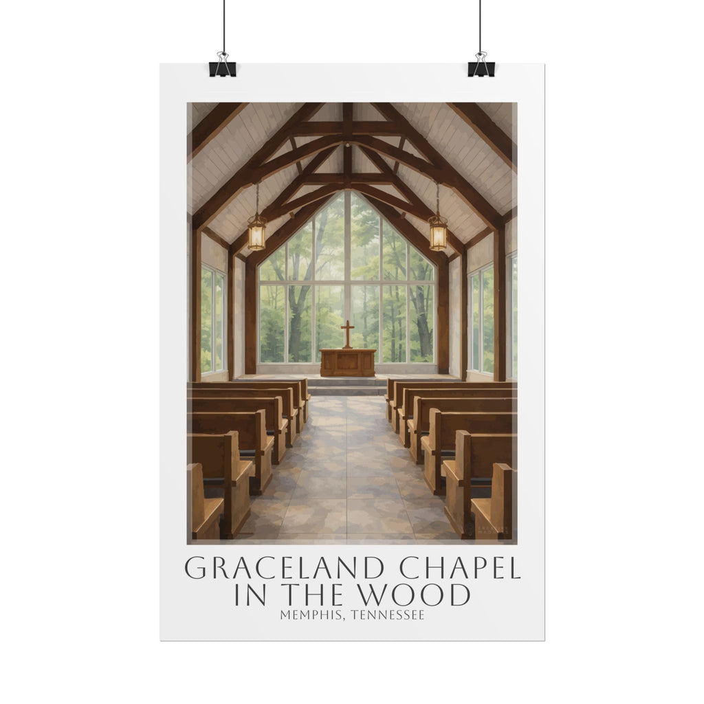 Graceland Chapel Travel Poster