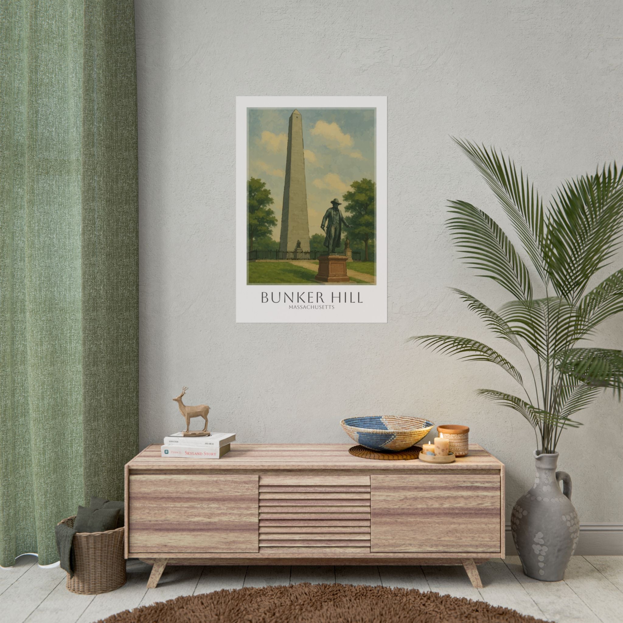 Bunker Hill Travel Poster