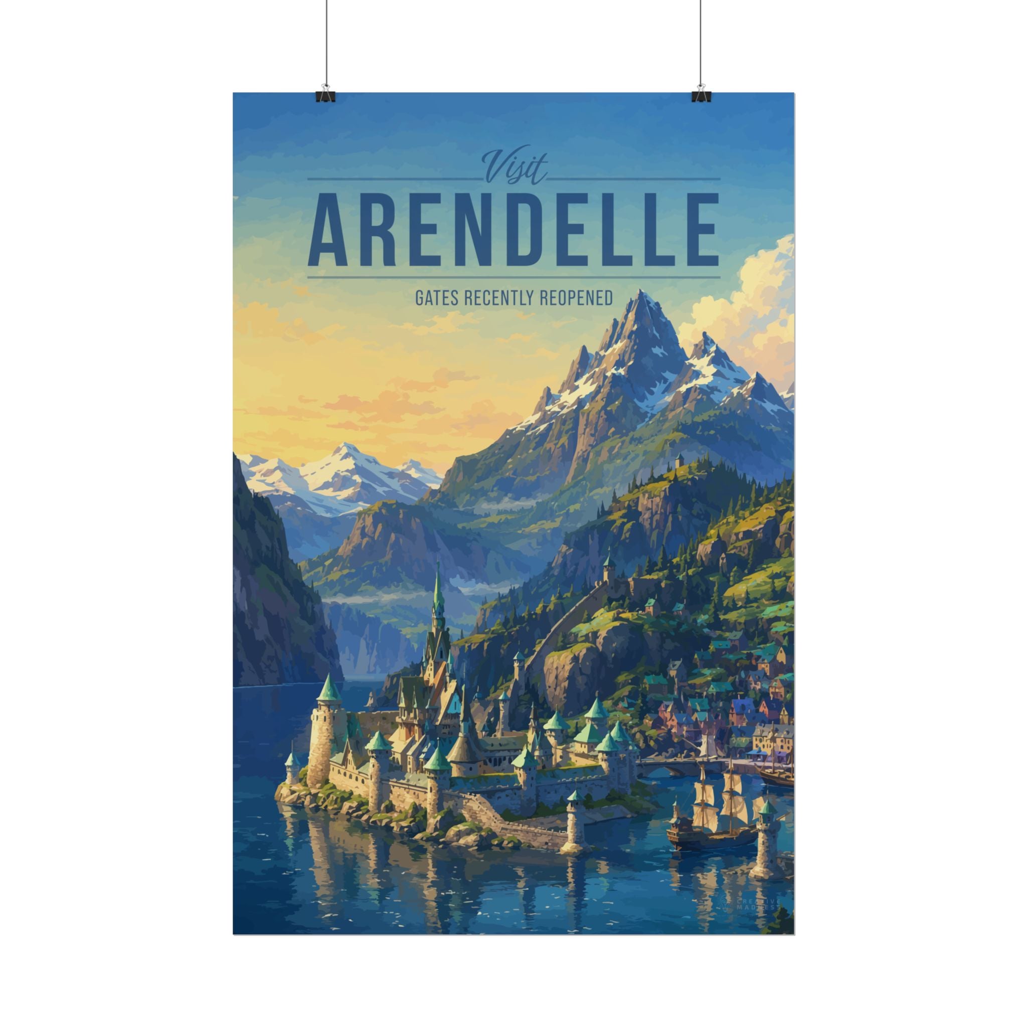 Arendelle Travel Poster