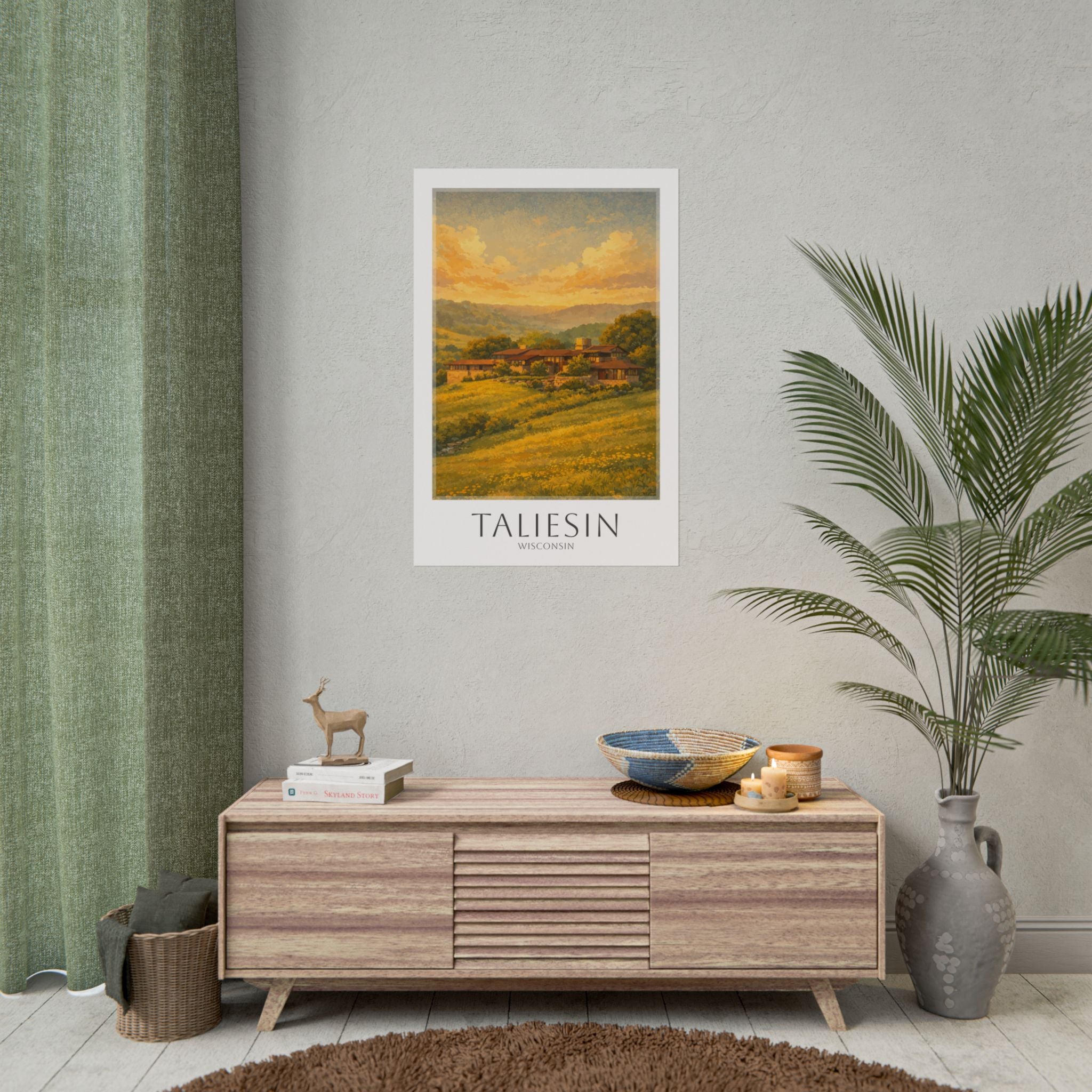 Taliesin Travel Poster